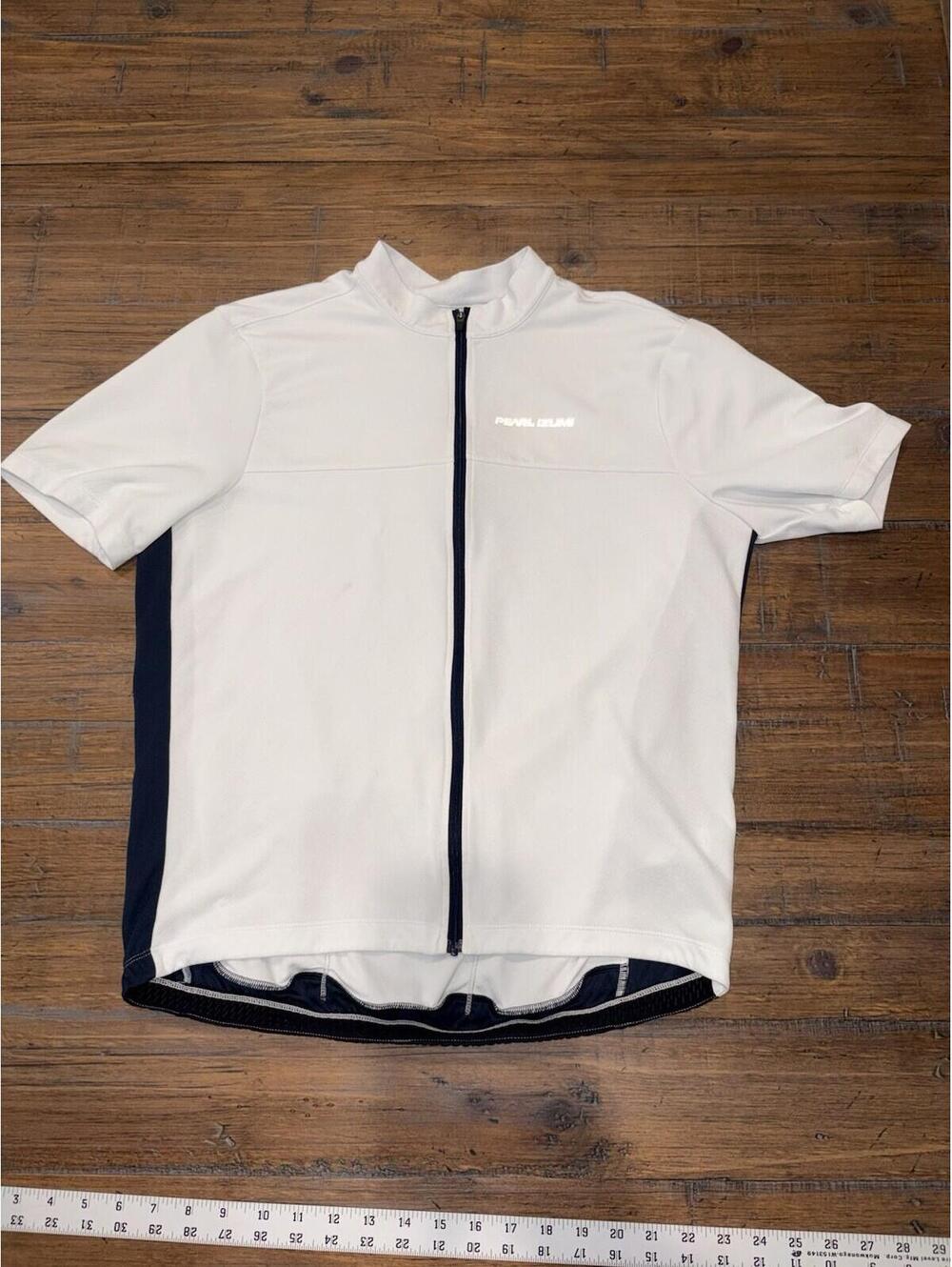 Pearl Izumi Cycling Shirt Size L Large Bicycle Mountain Bike Jersey White